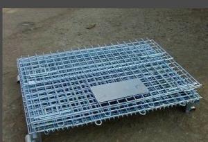 China Drop Gate Storage Cages On Wheels Factory Custody Anti Oxidant Long Life Span wholesale