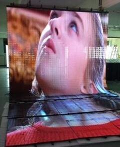 China P10mm outdoor flexible led video wall rental display screens transparent super refresh rate wholesale