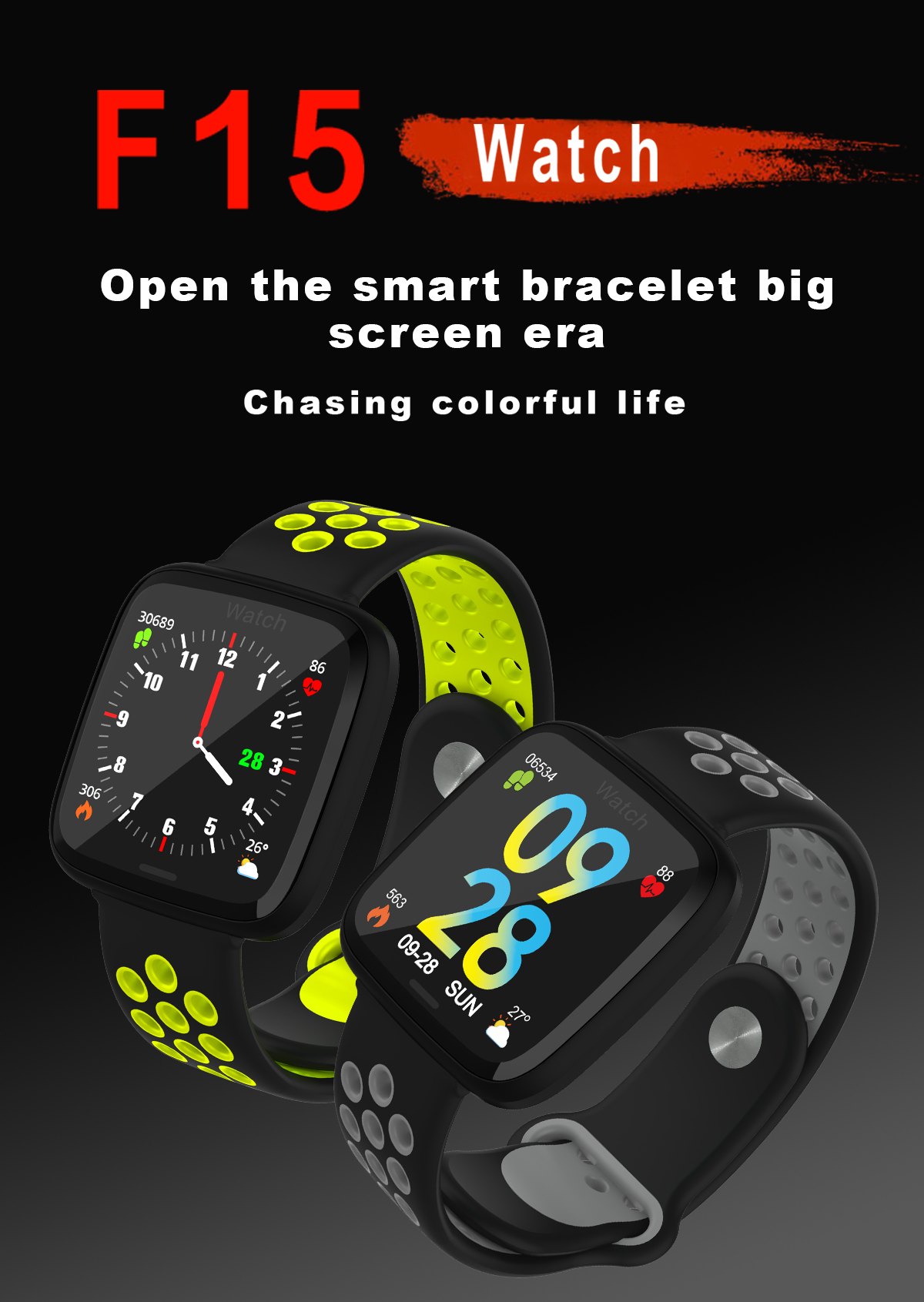 IP67 TPU Silicone Strap Smart Watch 170 MAh Health Sleep Monitoring Smartwatch Speech Recognition