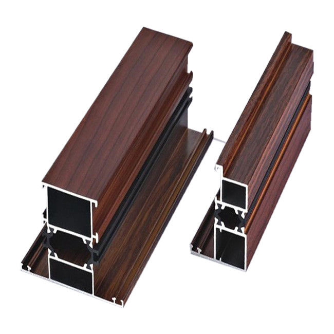 6082 1.8mm Wood Look Grain Aluminum Extrusion Corrosion Resistance