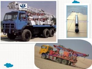 China Truck mounted drilling rig testing in desert wholesale