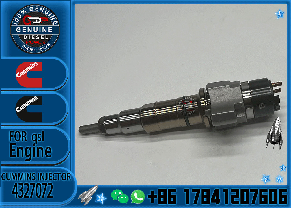 Diesel fuel injector common rail injector is suitable for Scania ISG XPI 2872544, 4307475, 4327072 fuel injector assembl