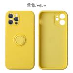 Liquid Silicone Finger Grip Phone Case 360 Rotating Foldable Stand For Iphone 11