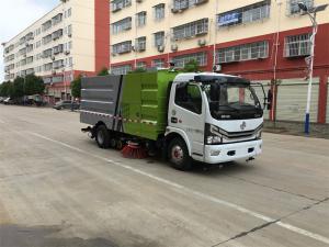 China 5 cbm water tank and 5 cbm dust tank 120hp Eu 5 Engine Street Clean HIgh Pressure Road Sweeper wholesale