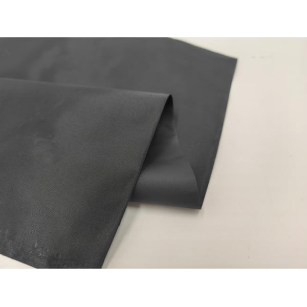Black Flame Retardant Fabric Width 57-60" Customizable Plain 100% Polyester Fabric