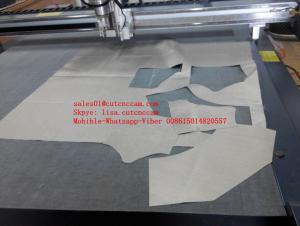 China Bulky Silicone Cloth Glass Silica Cloth Fabric Siltem CNC Knife Cutting Machine wholesale
