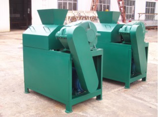 Low Temp Double Roller Extrusion Fertilizer Granulator Machine Press Binder Free