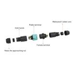 3Pin Waterproof Electrical Connectors Electrical Junction Box Connectors M19