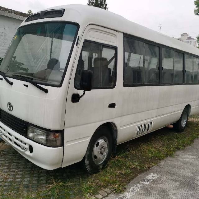 TOYOTA 1HZ Engine Used Coaster Bus 37000km Second Hand Mini Bus