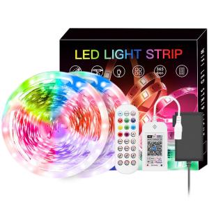 China APP Control 5050 RGB LED Strip 12V , Smart Wifi LED Strip Intelligent wholesale