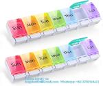 Extra Large Weekly Pill Organizer, 7 Days Pill Case Travel Daily Pill Box