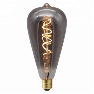 China Smoky Grass Spiral Globe Filament Bulb 4w Special Shape 3 Years Warranty wholesale
