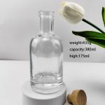 Glass Beverage Bottle 700ml 750ml 1L Nordic Empty Rum Whisky Vodka Spirit With