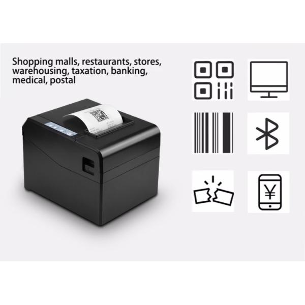 RJ11 Thermal Bluetooth Bill 80mm Receipt Printer USB Lan With Auto Cutter