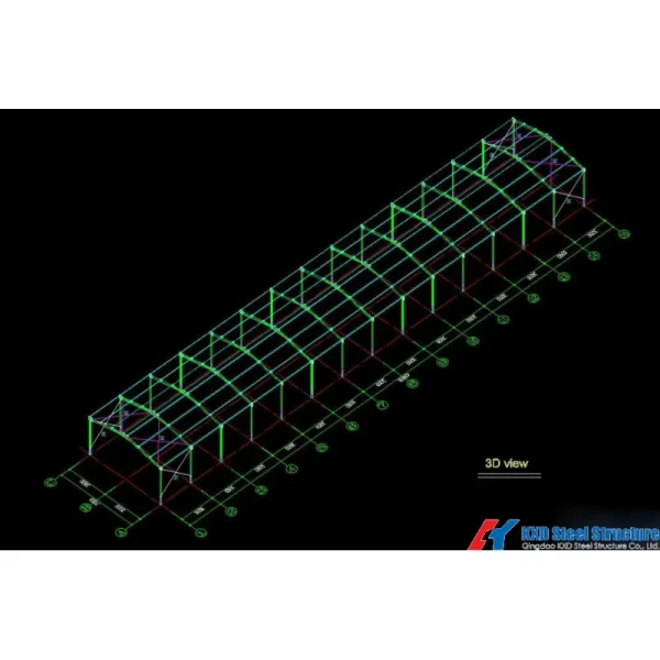 Hot Dip Galvanized Metal Steel Broiler Layer Poultry House With Automatic Brooding Equipment