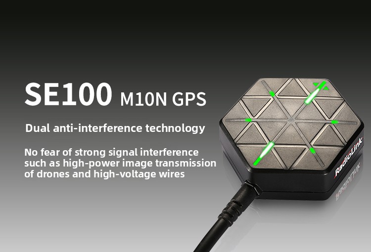 Radiolink SE100 M8N GPS Module High-Precision Compass for Centimeter-Level Positioning Compatible PIX Drones Upgraded Accessory