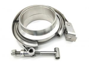 China Stainless steel V-band flange clamp assembly stainless steel exhaust clamp on sale