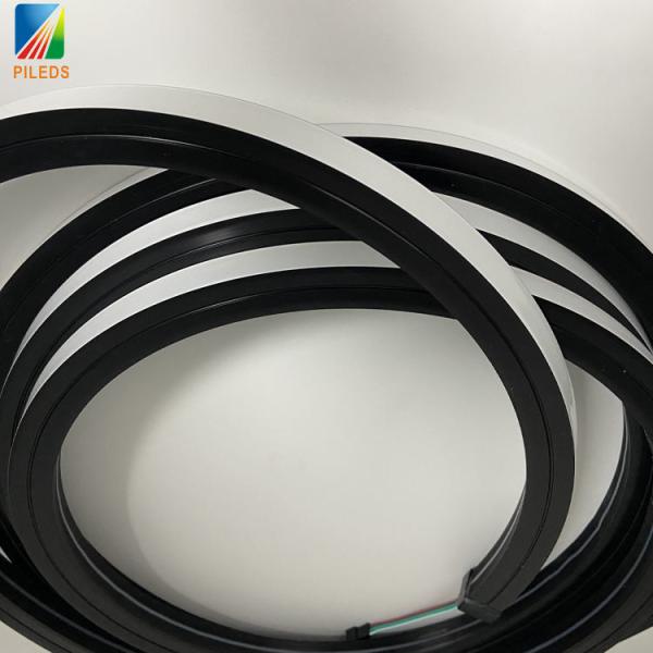 Digital Addressable LED Neon Rope Light Strip Programmable 12v Black Silicone Material