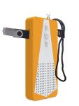 TF Card USB FM Radio Receiver 108MHz 118g With Earphone Jack