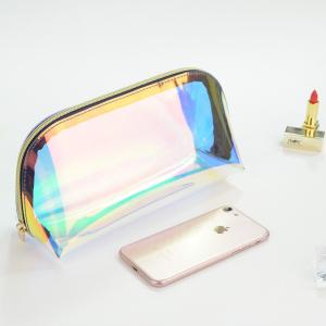China TPU Custom Clear Waterproof Holographic Cosmetic Bag wholesale