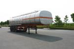 40800L 3x13T Fuwa Axle Insulated Liquid Oil Tank Trailer Truck for Chemical