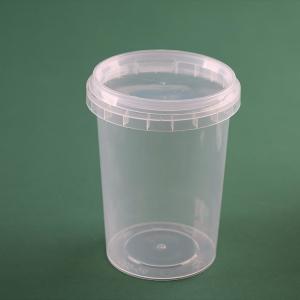 China Custom Logo Disposable PP Plastic Storage Box Clear Soup Cup With Lid wholesale