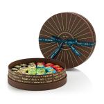 Brown 5cm Height Chocolate Gift Packaging Boxes With Bow Knot