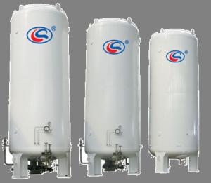 China Cryogenic For Inudstry Gas Liquefied Nitrogen Tank 5 - 60m3 Carbon Steel wholesale