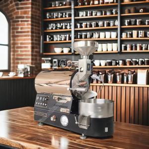 China Hot Air Coffee Roaster Machine Gas Heating Coffee Bean Roasters Home Roasting Machine wholesale
