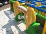Large Inflatable Interactive Games , Inflatable Corn Haunted House Maze With