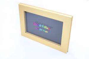China Makeup Empty Magnetic Palette Refilling Light Golden Metalized With Mirror wholesale