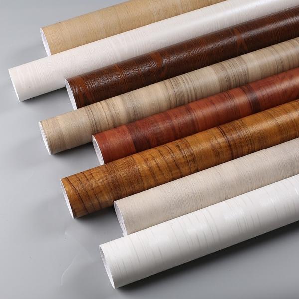 Textured Wood Grain Self-adhesive Vinyl Furniture Film/Decorative Wallpaper The