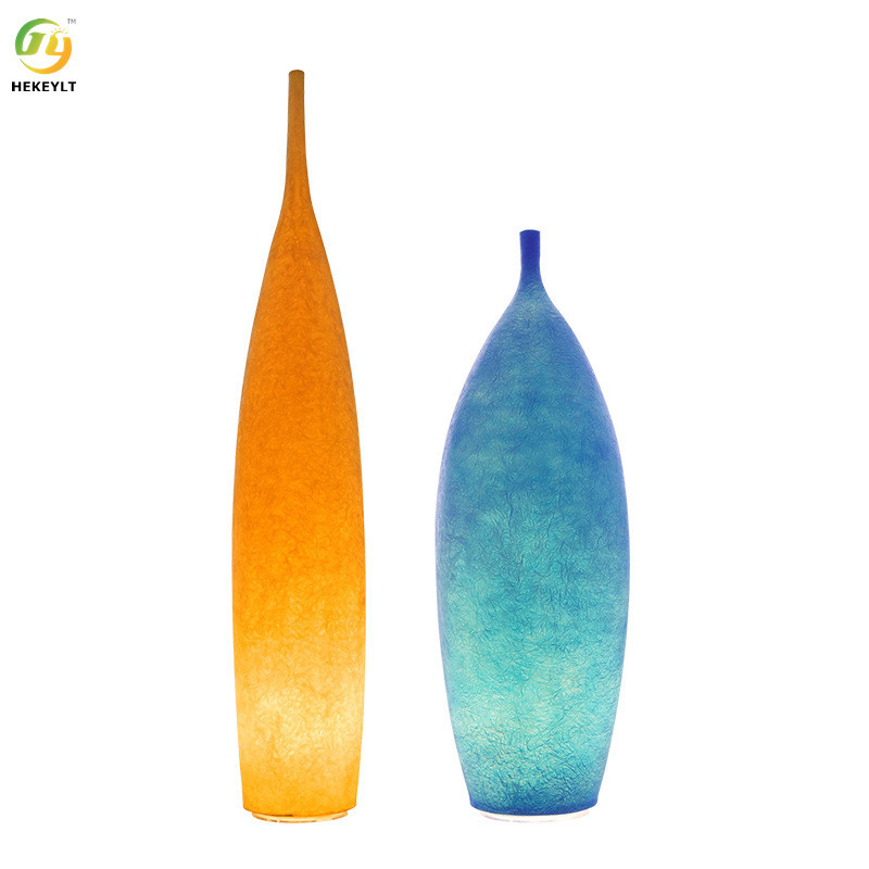 Modern Colors Vase Floor Lamp For Exhibition Hall Hotel Lobby Living Room