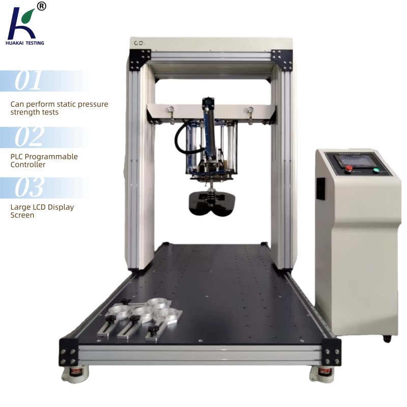 Touch Screen Controlled Chair Backrest & Seat Surface Tester Comprehensive Office Chair Cyclic Compression Testing Equipment