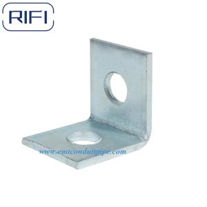 China Angle Plate 2 Hole Unistrut Channel Fittings Galvanized Steel wholesale