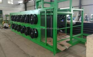 China Horizontal type 250kw rubber batch off cooler for cooling conveyor belt line wholesale