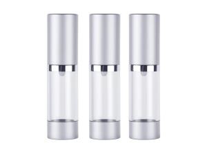 China Short And Fat Airless Cosmetic Bottles Lotion Separating BPA Free wholesale
