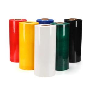 China Colored biodegradable pallet wrap plastic stretch film Jumbo Roll Machine wholesale