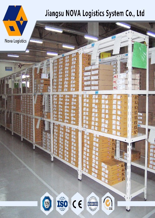 SGS Cold Rolled Steel Rivet Boltless Shelving 500 - 5000 Kg Per Layer