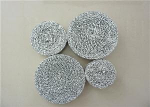 China White Knitted Aluminum Foil Mesh Dia118mm Length Customized For Auto wholesale