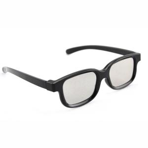 China Logo Print 3D Cinema Glsses For IMAX theater Black Frame Cheap 3D Eyewear wholesale