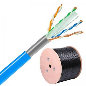 China 100Mbps Cat6 Unshielded Cable -20 To 60°C Temperature Rating Cable Gauge 23 AWG wholesale