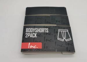 China UV Printing Undergarments Packaging Box ISO9001 Approved For Mens Panties on sale