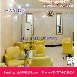 China Fiber Cement Board Decorative UV wall board Internal decoration 2440*1220*6/8/9mm on sale