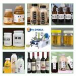 FK603 Semi-automatic Manual Glass Round Bottle Labeling Machine for Packaging in
