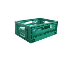 China Reusable Virgin PP Storage Folding Collapsible Plastic Crate for Agriculture Fruits wholesale