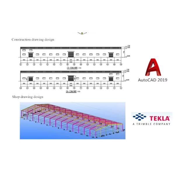 Modular Component Steel Structure Fabrication Painted Galvanized Surface Treatment
