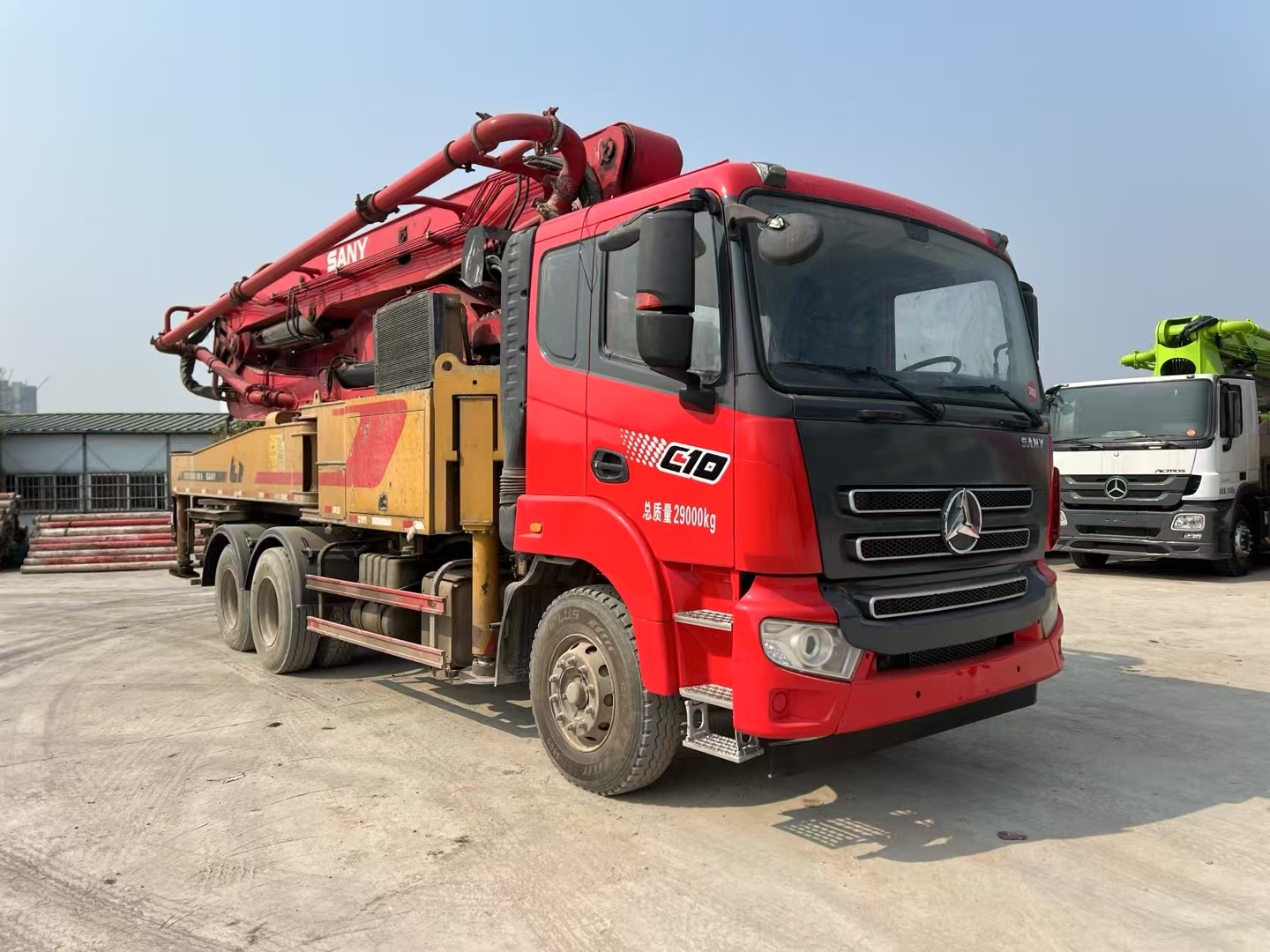 2021 Sany Heavy Industry concrete pump truck 43 meters, short boom and flexible construction