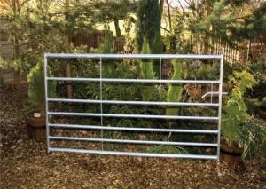 China HDG Farm Gate 32*1.6mm round pipe 12x4ft size horse corral fence farm gate fence for the USA wholesale