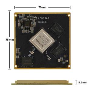China ODM RK3588 Ubuntu / Buildroot / Debian System On Module SoM LCB3588 wholesale